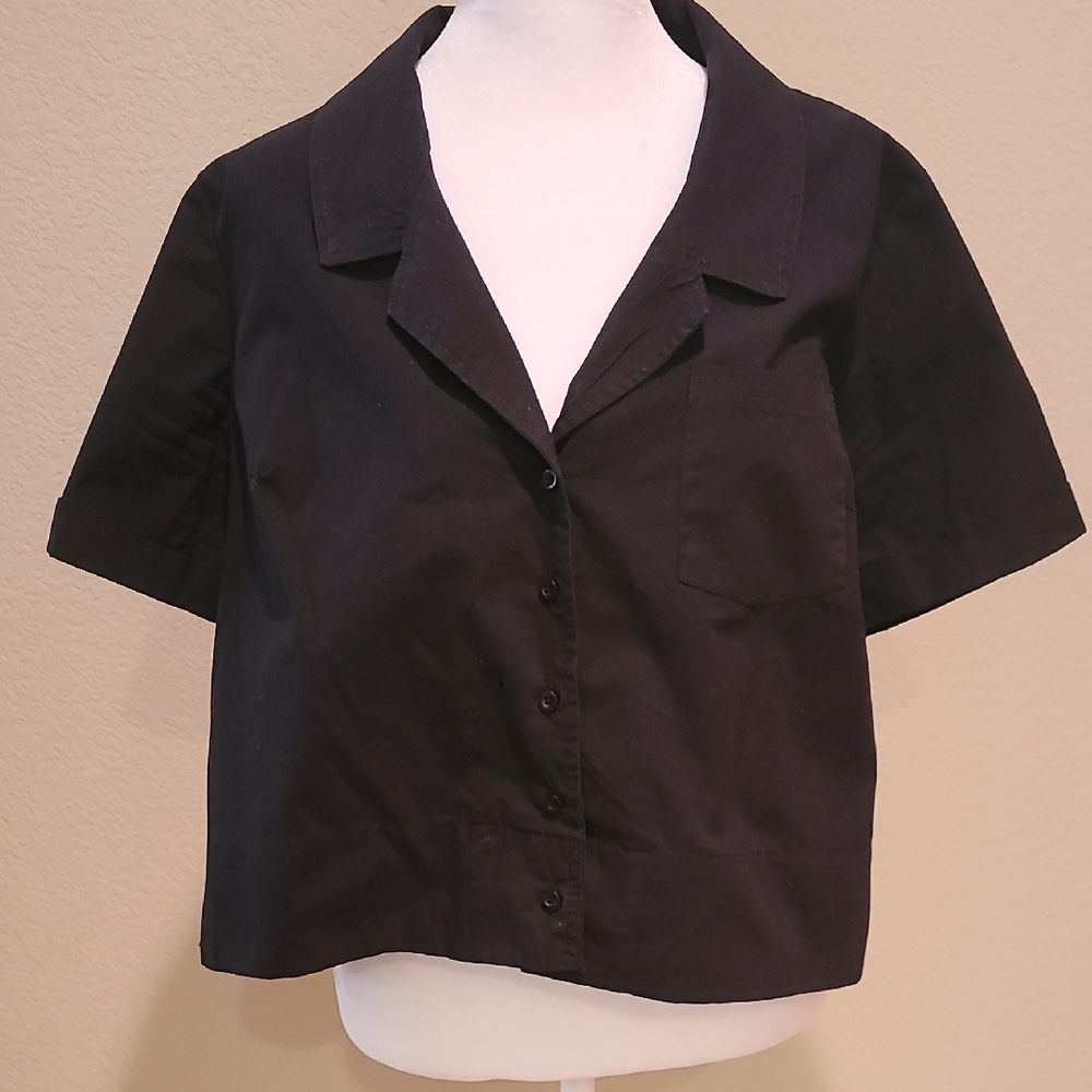 Japna Classic Black Women's Top Size L